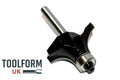 12.5mm Radius Roundover Router Bit with Bottom Bearing 1/4 shank – Carbide Edge Rounding Cutter for Wood