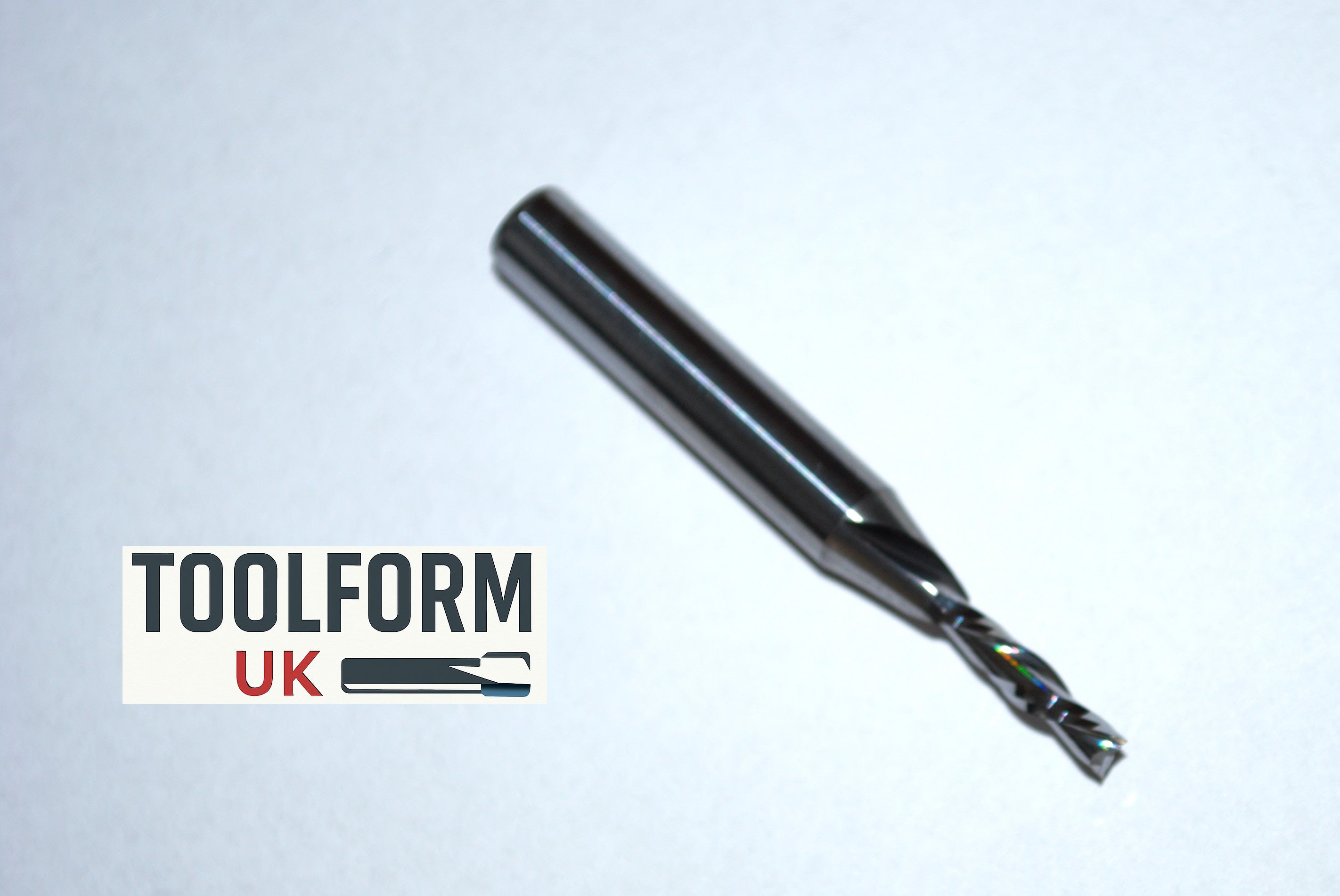 3.175mm cut diameter 1/4 inch shank 2 flute downcut spiral router bit solid carbide CNC cutter