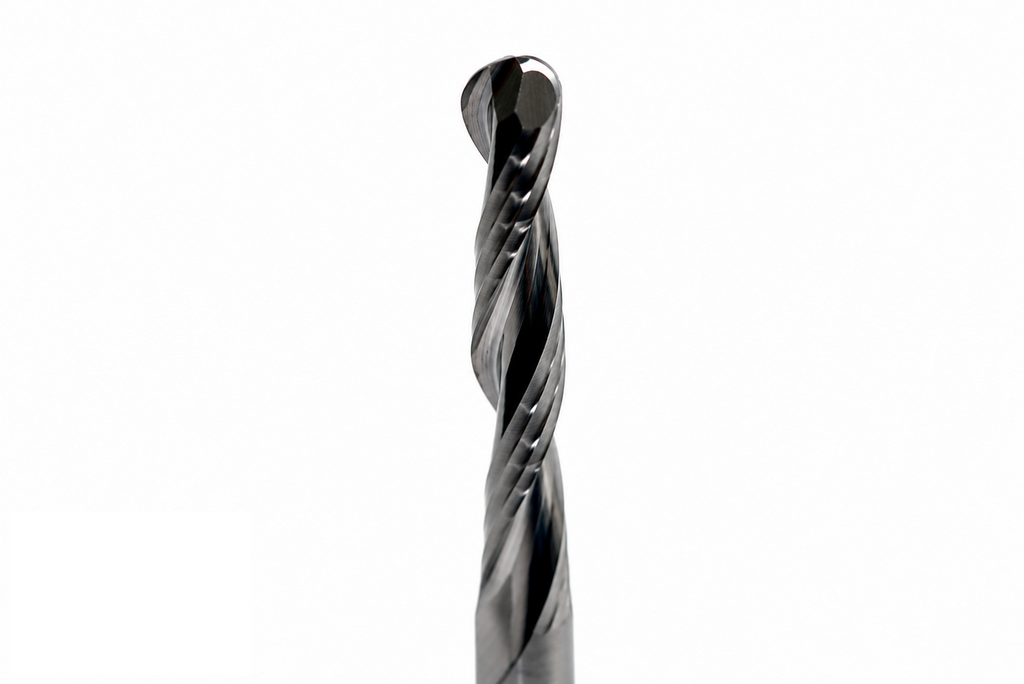 3mm Ball Nose Cutters – 1/4" Shank Solid Carbide CNC Router Bits for 3D Carving and Engraving