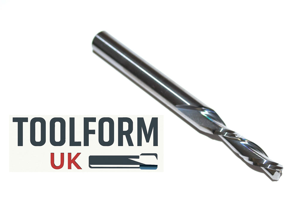 5mm cut diameter 1/4 inch shank 2 flute downcut spiral router bit solid carbide CNC cutter