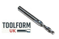 5mm cut diameter 1/4 inch shank 2 flute downcut spiral router bit solid carbide CNC cutter