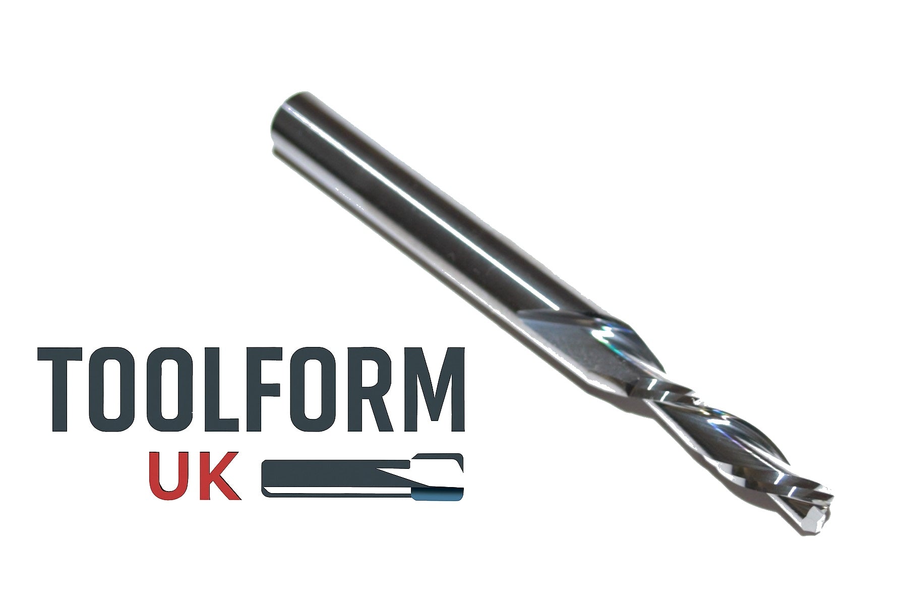 1/4" Shank 2 Flute Downcut Spiral Router Bit – Solid Carbide CNC Cutter for Wood