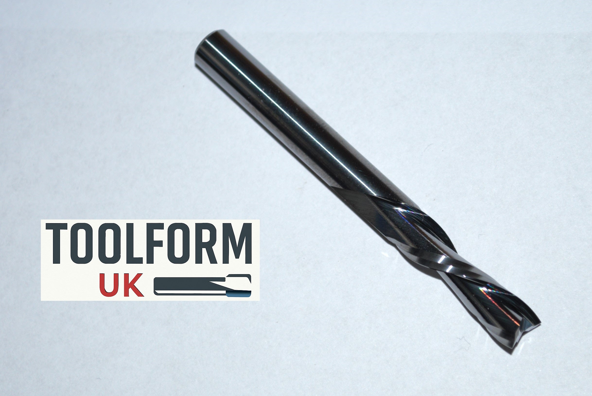 6.35mm cut diameter 1/4 inch shank 2 flute downcut spiral router bit solid carbide CNC cutter