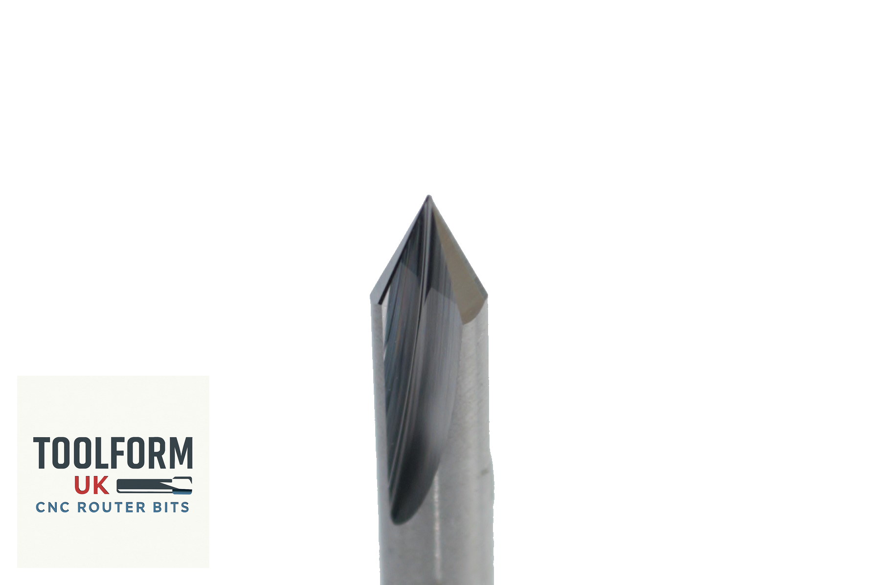 60° Chamfer Bits – Solid Carbide CNC Router Cutters for Bevel Edges and Countersinking