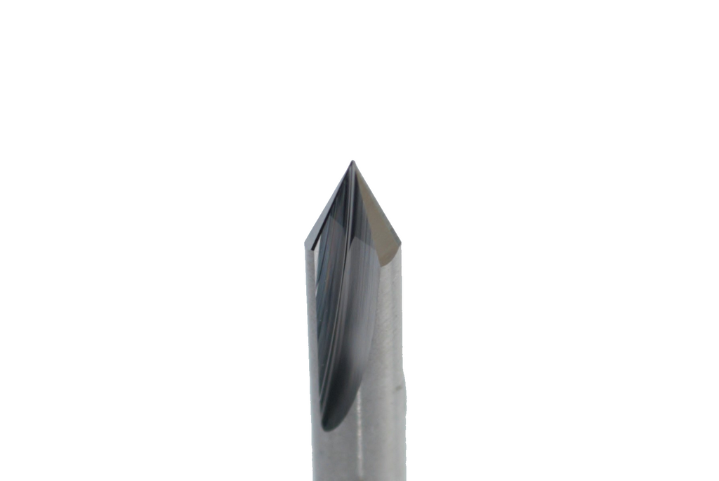 60° Chamfer Bits – Solid Carbide CNC Router Cutters for Bevel Edges and Countersinking