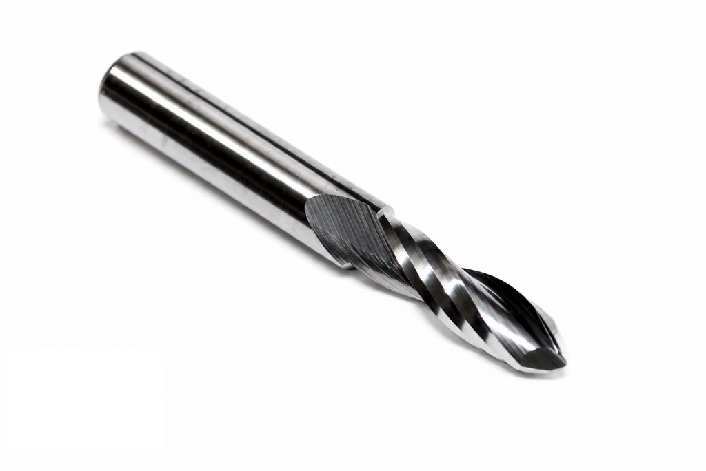 6mm Ball Nose Cutters – 1/4" Shank Solid Carbide CNC Router Bits for 3D Carving and Engraving