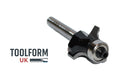 6mm Radius Roundover Router Bit with Bottom Bearing 1/4 shank – Carbide Edge Rounding Cutter for Wood
